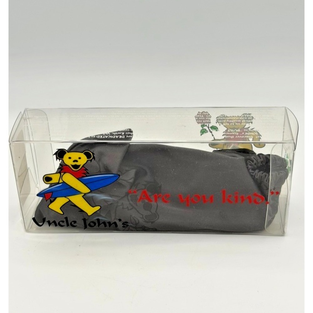 Uncle John's Grateful Dead Eyes of the‎ World Sunglasses Stealie Brown w/ Case